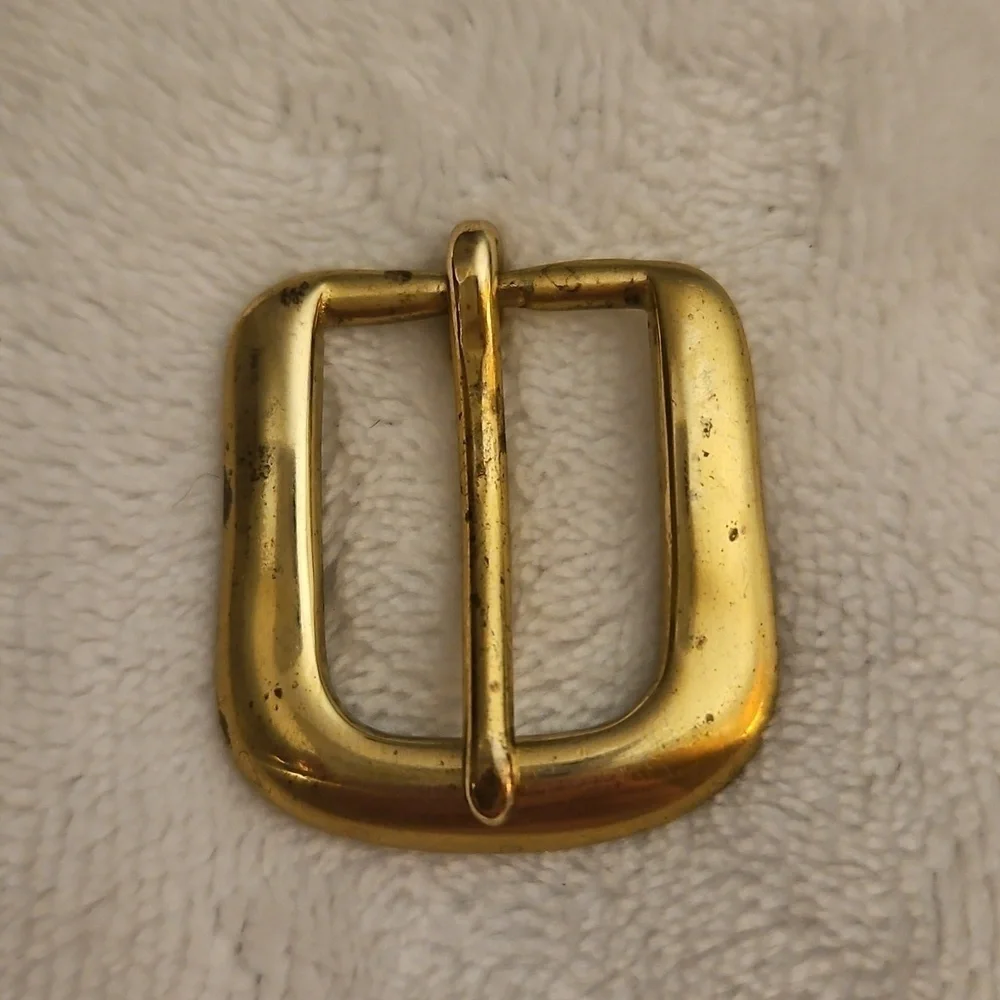 3/$30 Vintage Brass Skinny Belt Buckle